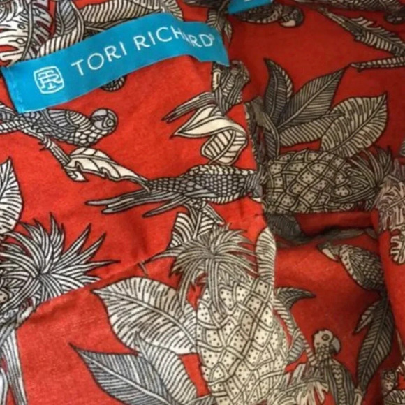 Tori Richard Macaw Hawaii Shirt L - Picture 4 of 4